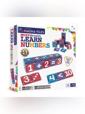 microMAGs Learn Numbers Magna-Tiles